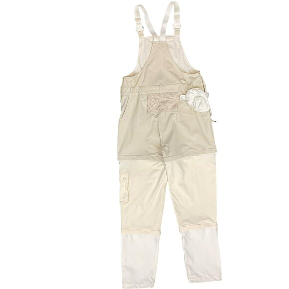 Outdoor Voices RecTrek Zip Off Overall In Linen Vanilla Sugar Size Medium Preppy - Picture 9 of 12